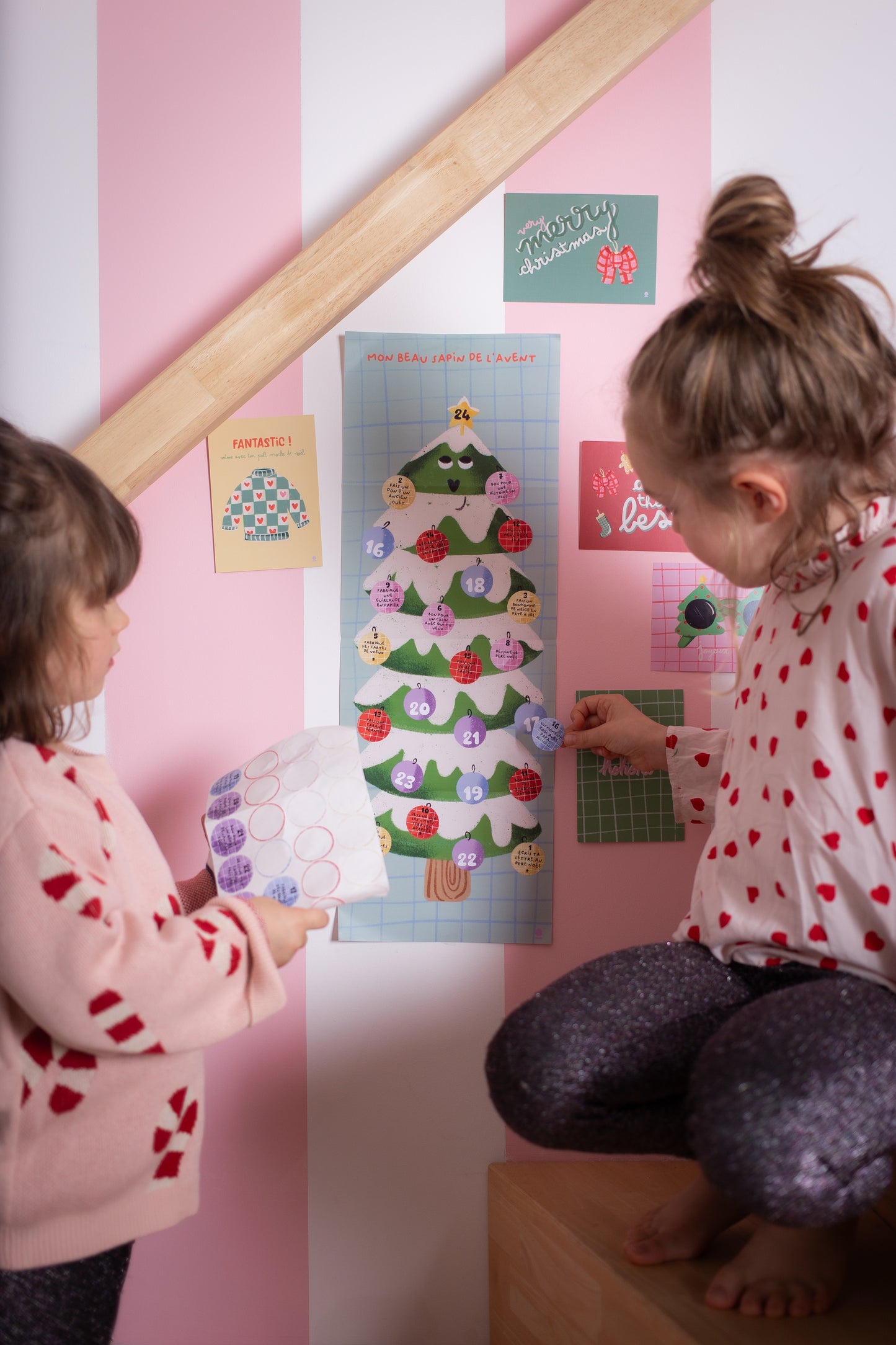 Calendrier de l'avent - Poster d'activités en famille