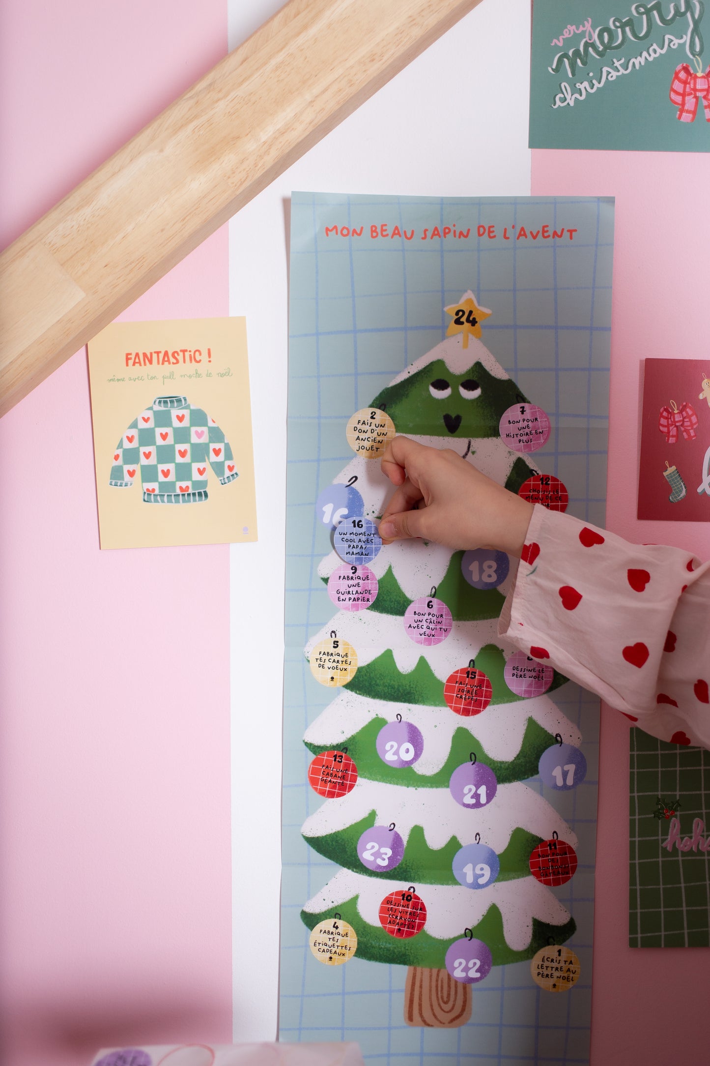 Calendrier de l'avent - Poster d'activités en famille