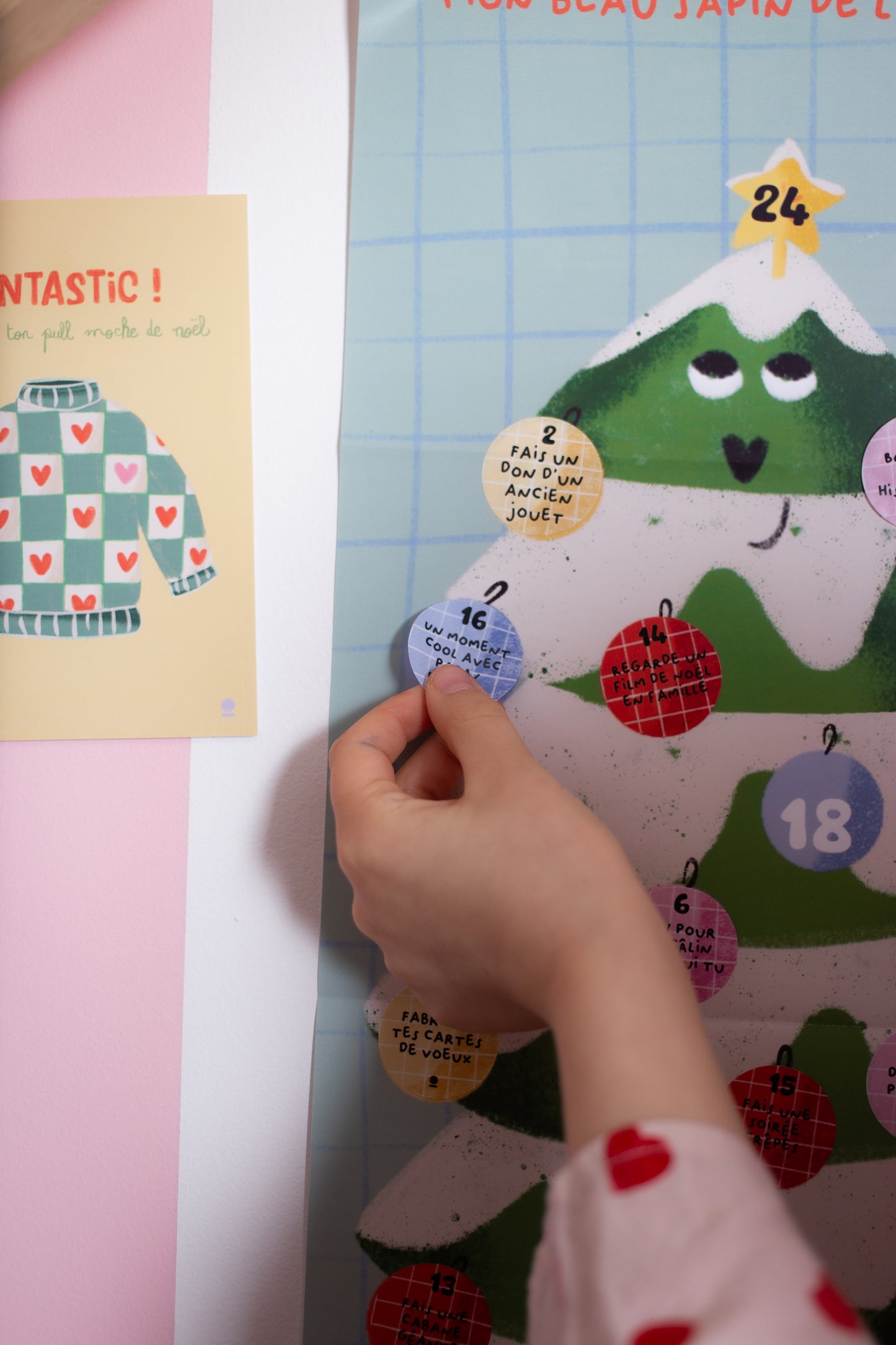 Calendrier de l'avent - Poster d'activités en famille