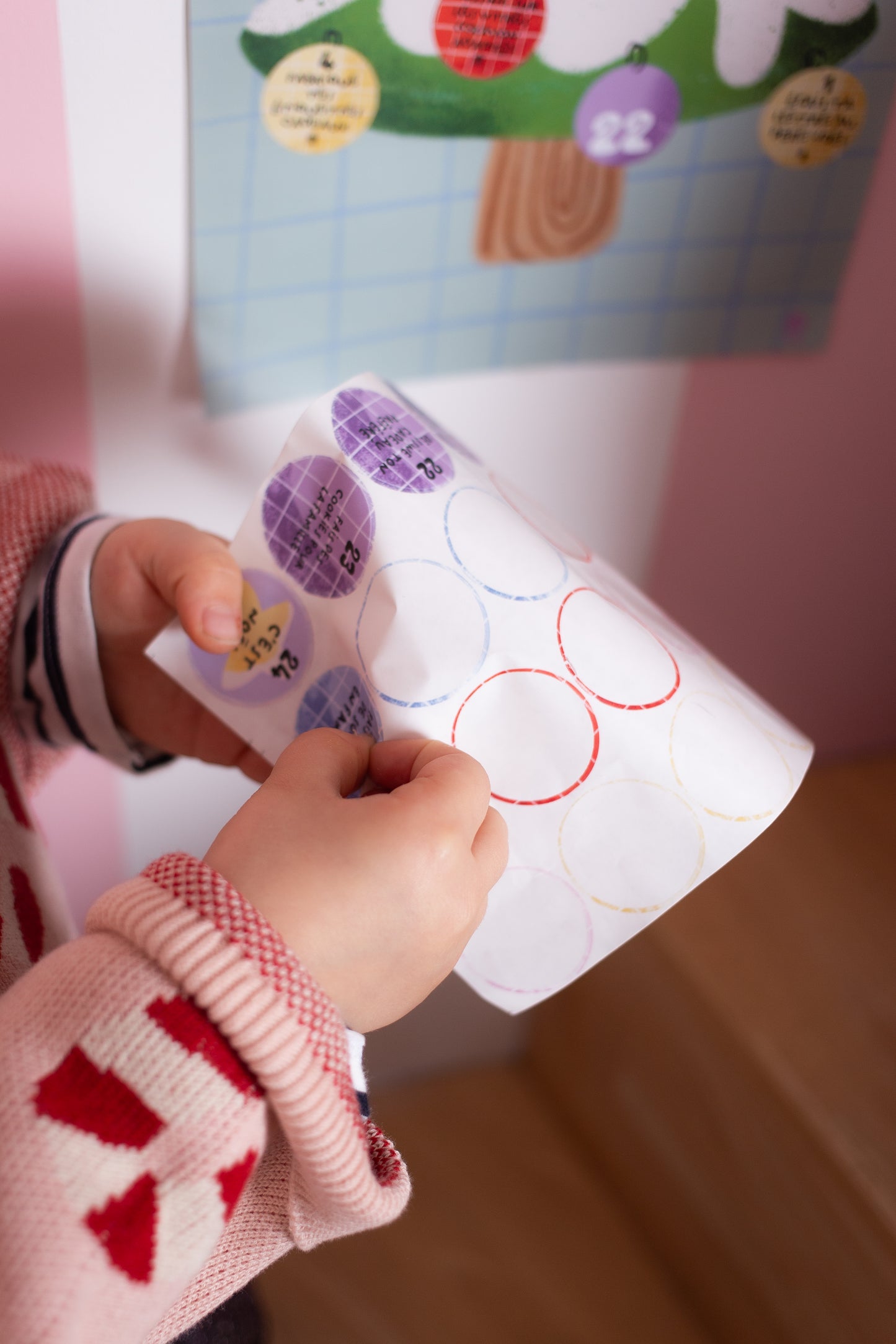Calendrier de l'avent - Poster d'activités en famille
