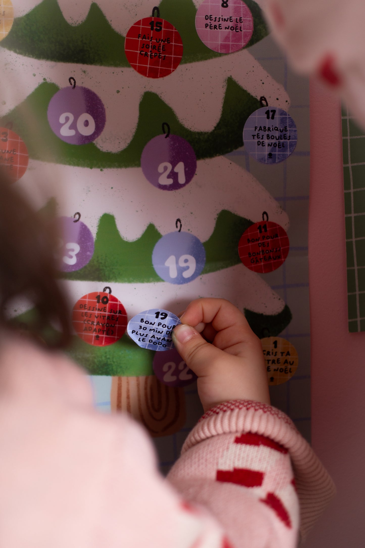 Calendrier de l'avent - Poster d'activités en famille