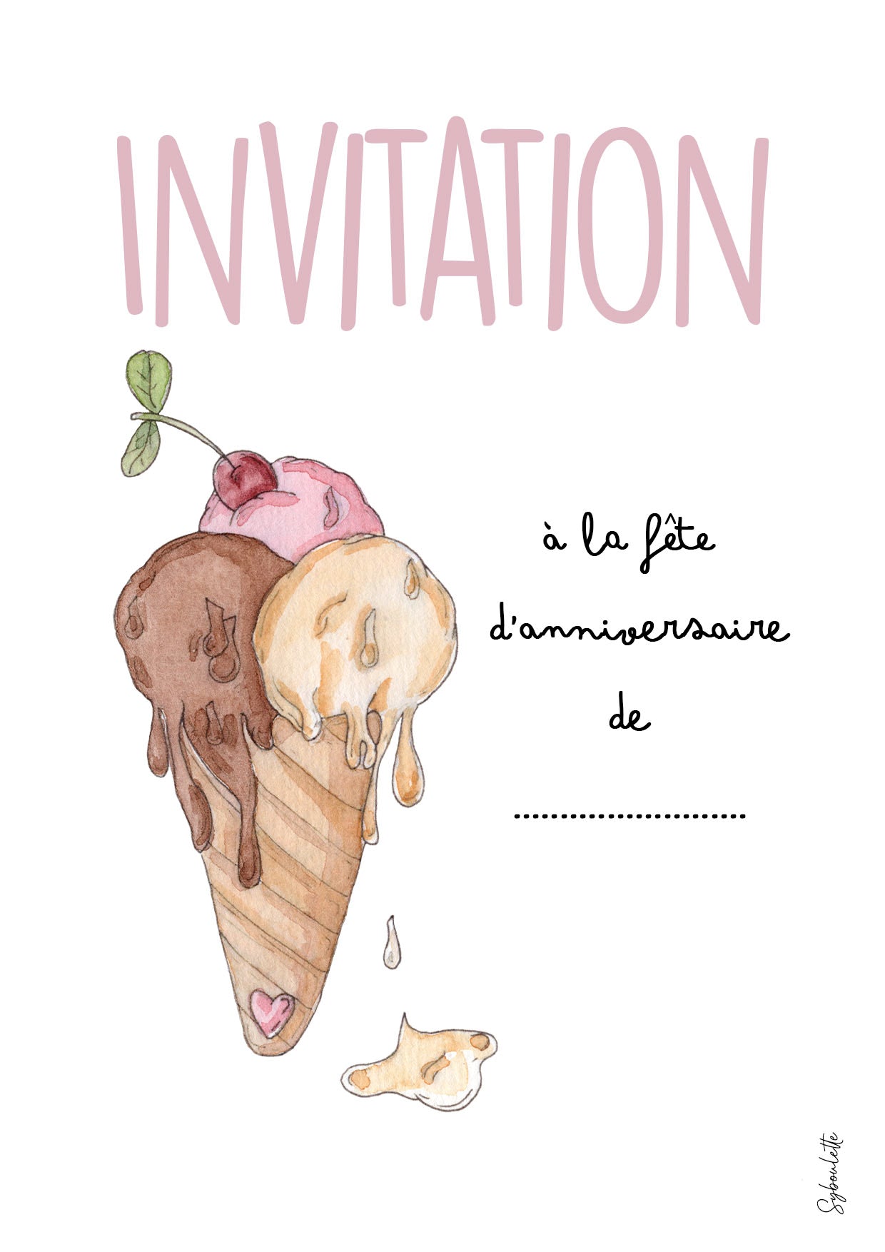 Kit invitation anniversaire DINO enfant - cartes à remplir – Syboulette  Illustration