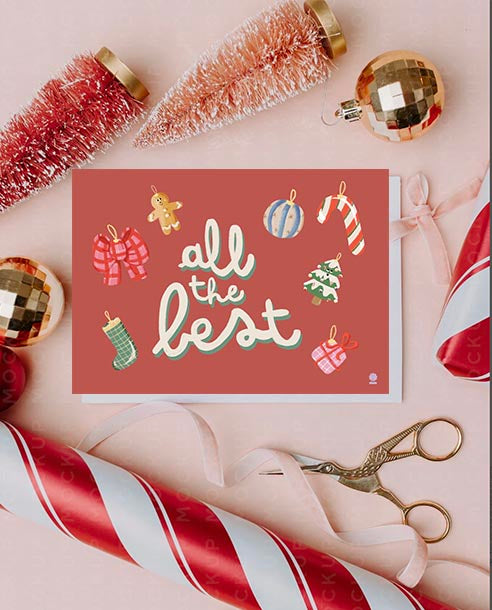 Noël - carte All the best