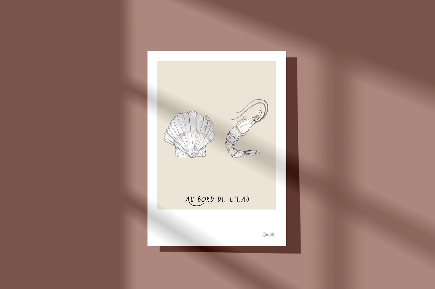 At the water's edge - illustration