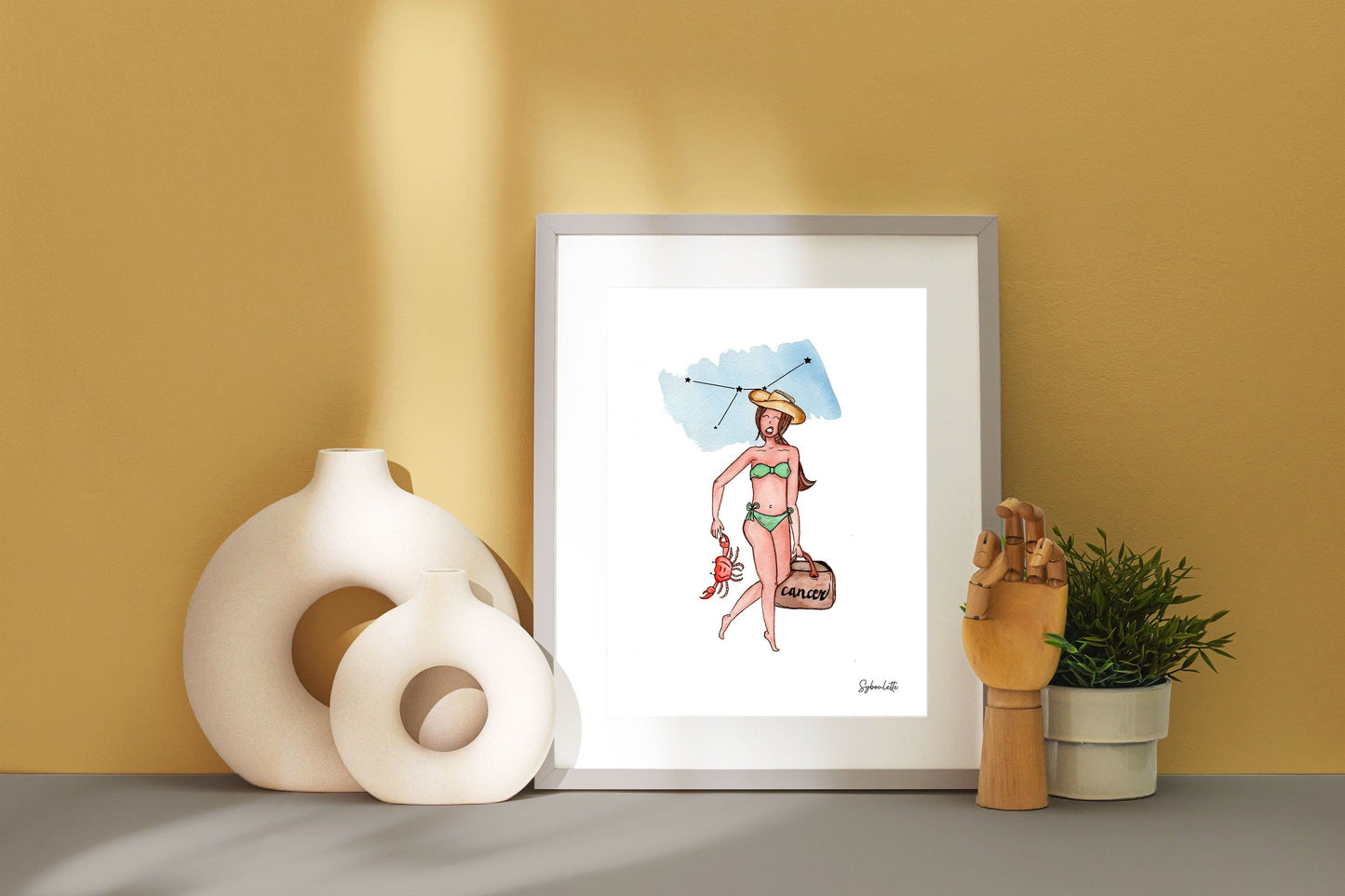 CANCER Watercolor - Astrology