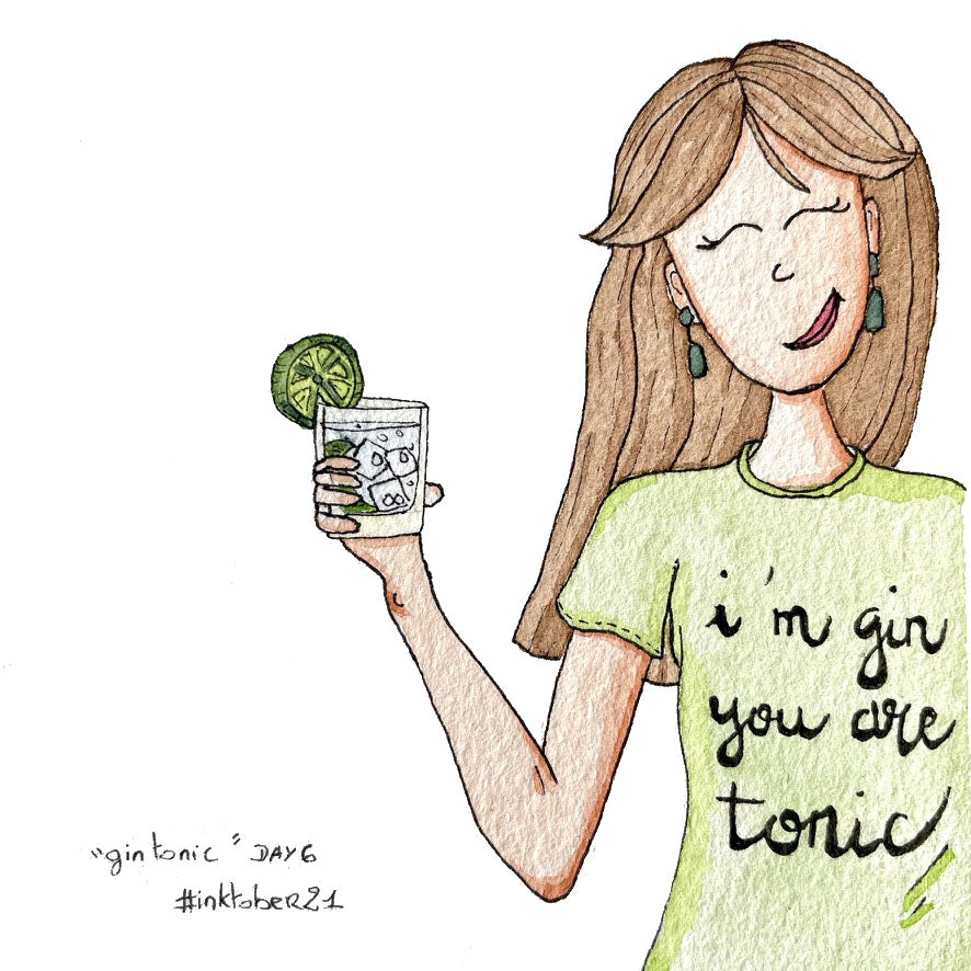 Gin and tonic girl