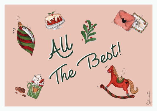 Carte de Noël - All the best