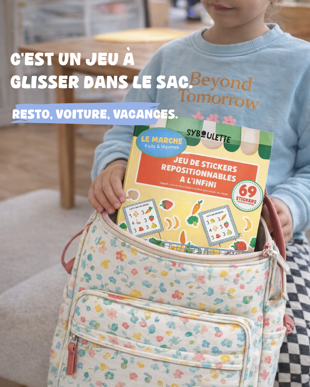 Jeu de stickers repositionnables à l'infini - Le Marché