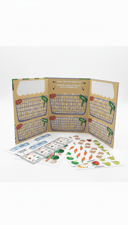 Jeu de stickers repositionnables à l'infini - Le Marché