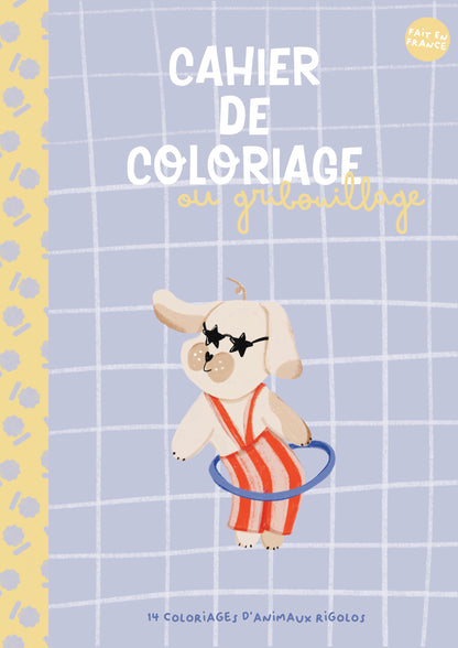 Cahier de coloriage - Animaux rigolos