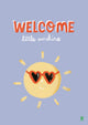 Carte Naissance illustrée - Welcome little sunshine