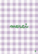Carte Merci illustrée - Vichy