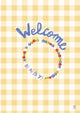 Carte Naissance illustrée - Welcome baby
