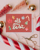Carte de Noël originale et colorée - All the best -