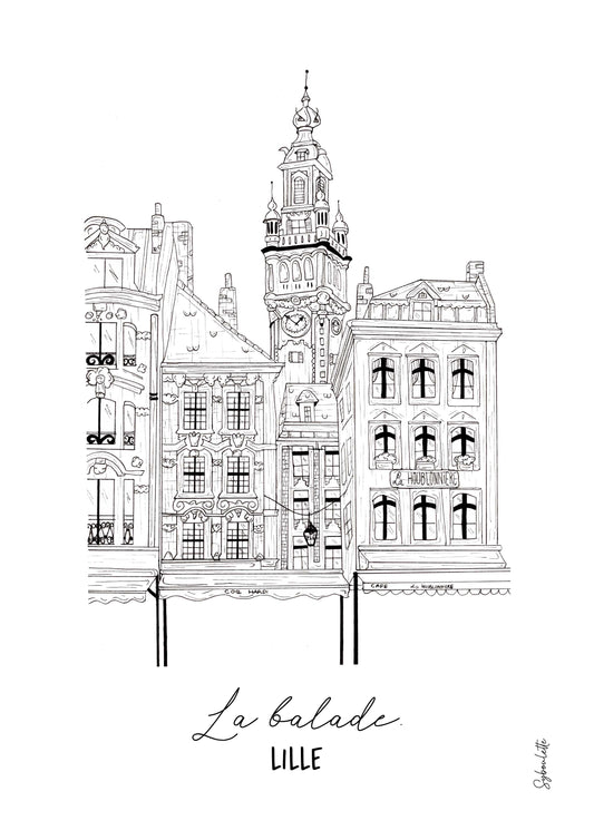 Affiche Lille - La Balade